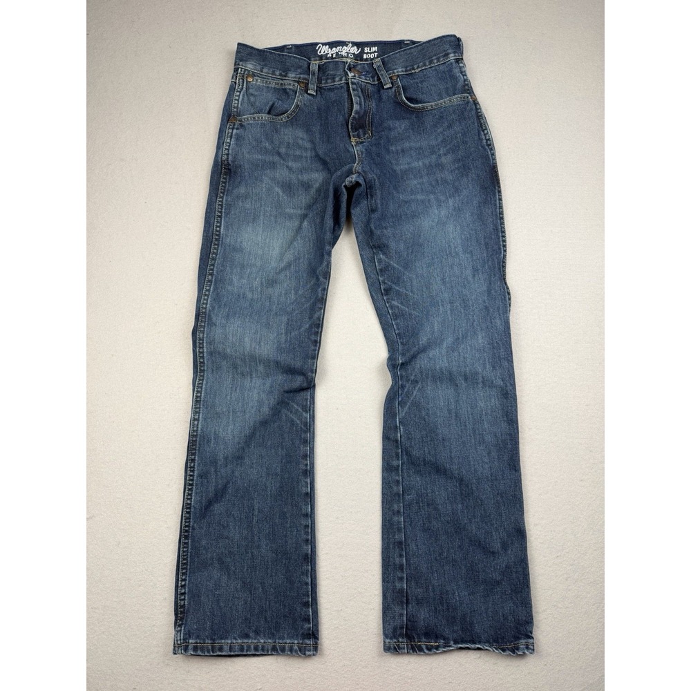 Wrangler Retro Relaxed Bootcut Jeans Mens 29x30 Medium Wash 100% Cotton